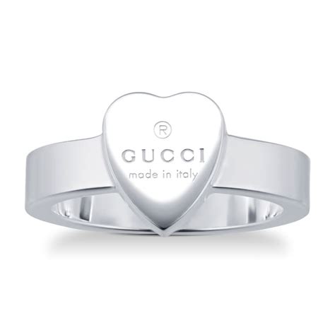 gucci ring heart|Gucci Silver Rings .